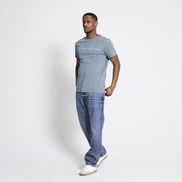 Printed tee "Bill" Green